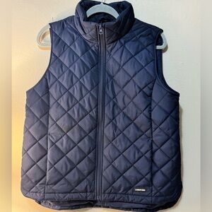Lands’ End Navy Quilted Vest